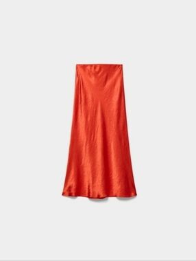 the satin slip skirt